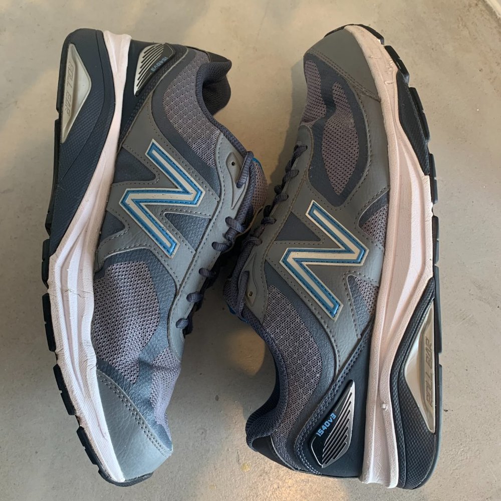 New Balance 1540V3 Men's Size 11.5 2E M1540MB3 Gray Blue Running Shoes - Picture 3 of 4